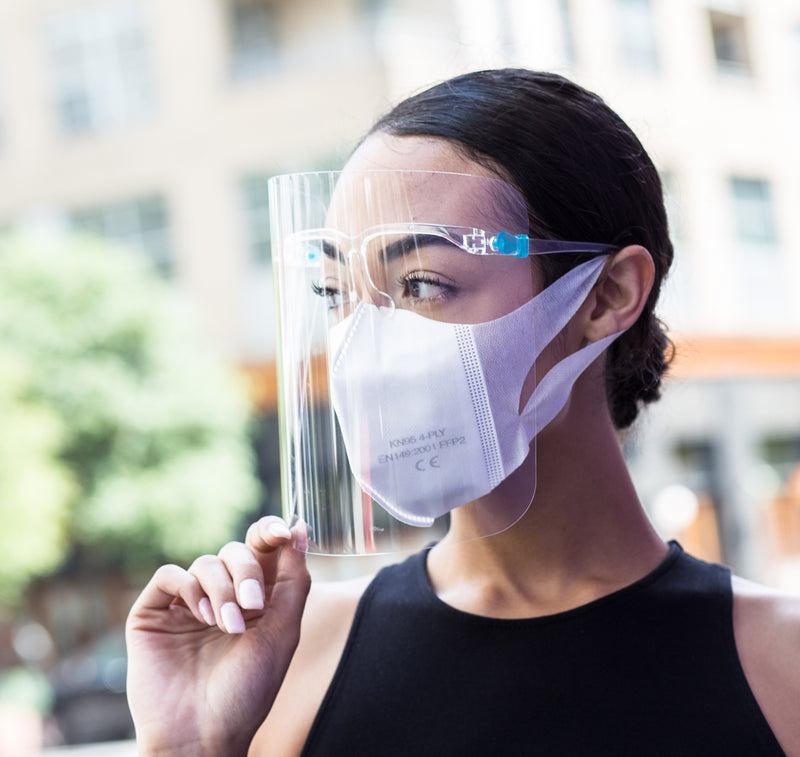 Adult Glasses Face Shield (Single)